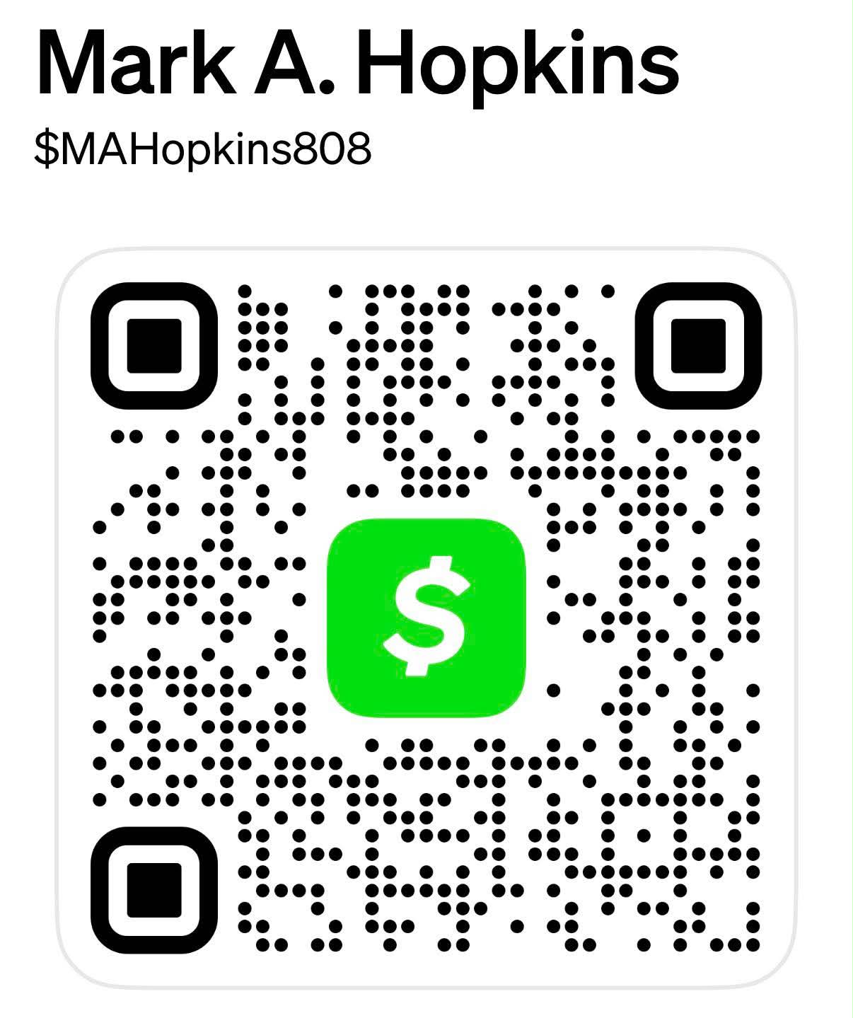 Scan to pay Dante Lodge #174 dues and donations via Cash App — $MAHopkins808